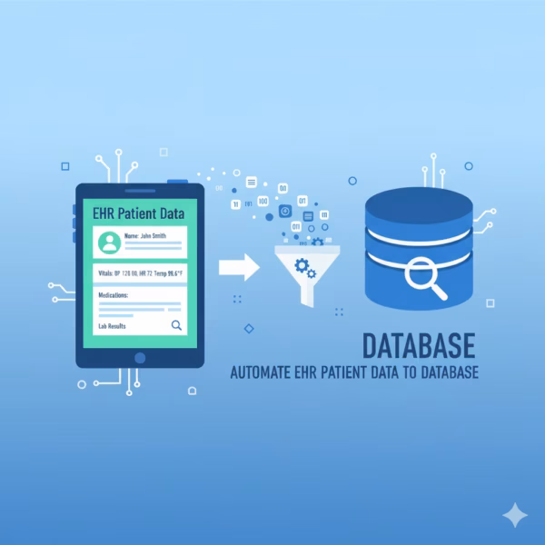 EHR Patient Data to Database