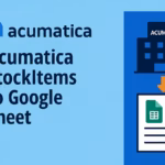 Acumatica stock item automation