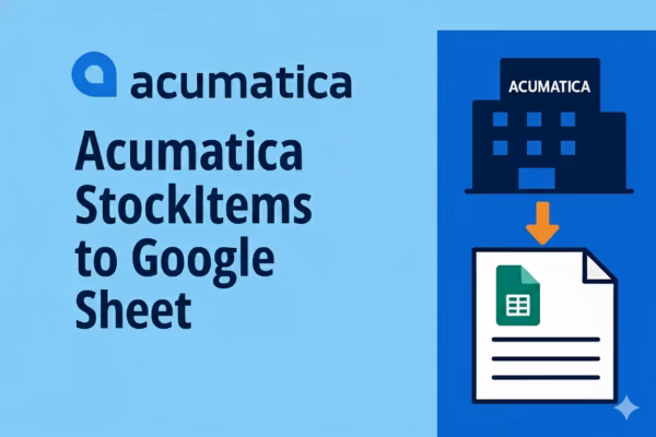 Acumatica stock item automation