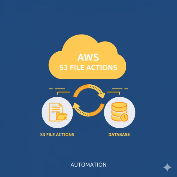 AWS S3 File Actions to Database