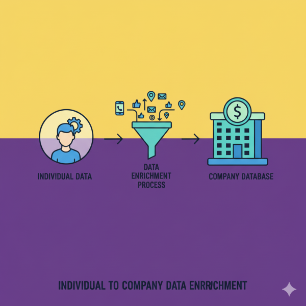 Individual to Company Data Enrichment