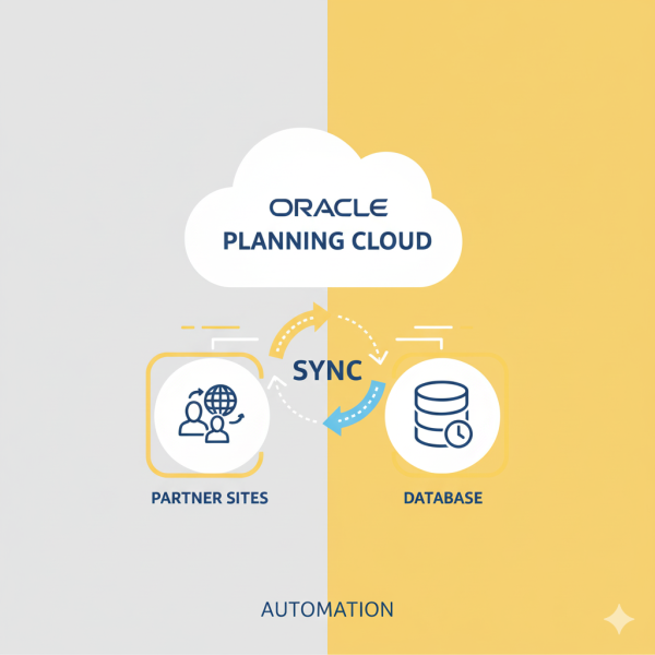 Oracle Planning Cloud Partner Sites Sync to Database