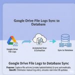 Google Drive File Logs Sync to Database