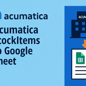 Acumatica stock item automation