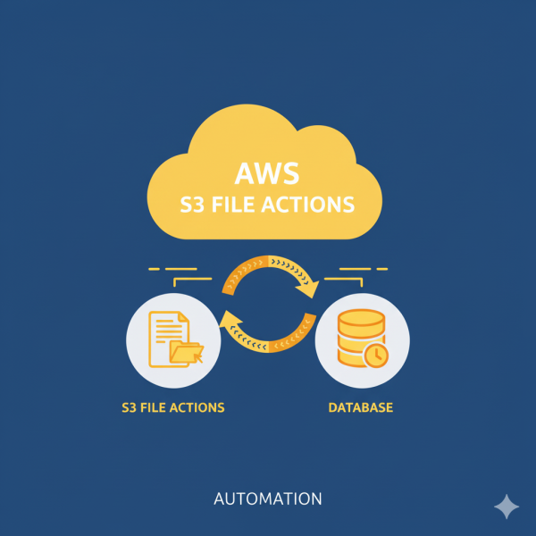 AWS S3 File Actions to Database