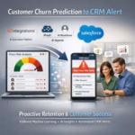 AI churn prediction workflow