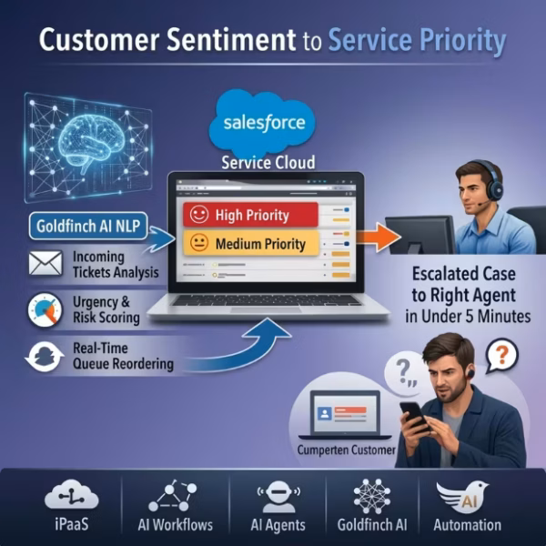 AI sentiment ticket prioritization