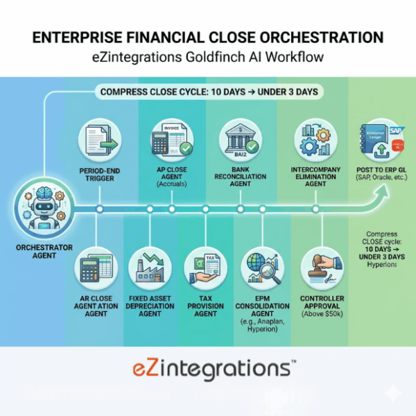 How to Automate Enterprise Financial Close Using Multi-Agent AI Orchestration